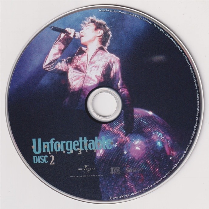 黄凯芹.2003-《Unforgettable演唱会3CD》2024环球红馆40复刻系列[WAV+CUE]